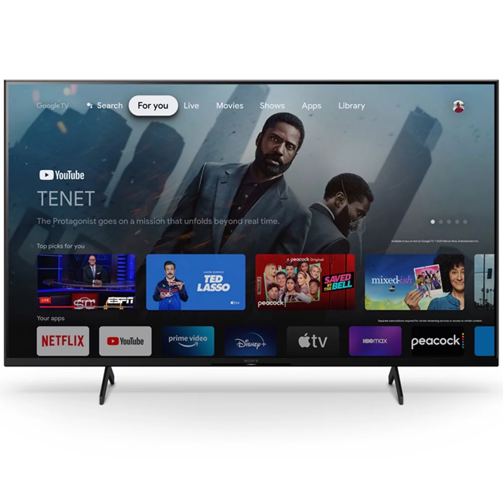 Sony 55" X80K 4K Ultra HD LED Smart Television KD55X80K (2022 Model) Bundle with Complete Mounting