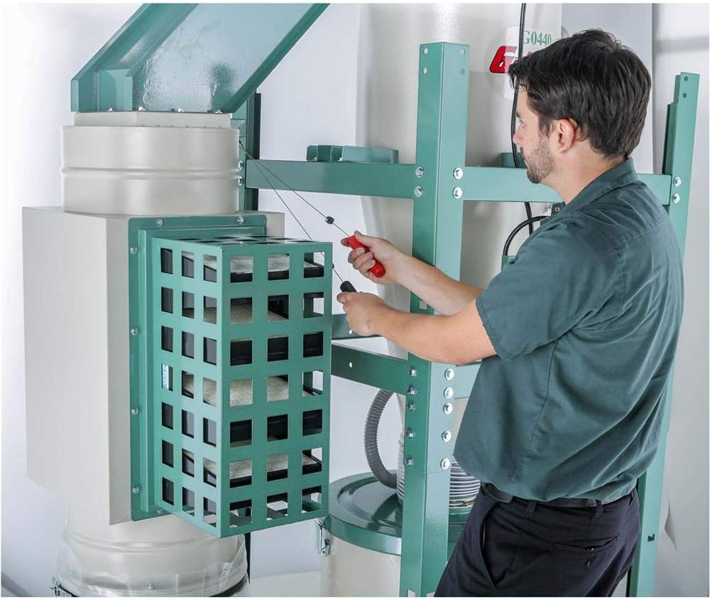 Grizzly Industrial G0440HEP - 2 HP Dual-Filtration HEPA Cyclone Dust Collector
