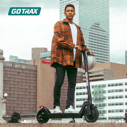 Gotrax Electric Scooter for Adult, 350/500W Motor, Max 18/38 Mile and 20MPH Speed,10" Pneumatic Tire, 36V/48V Big Battery All Aluminum Body, Large LED Display Foldable Commuting E Scooter for Adult