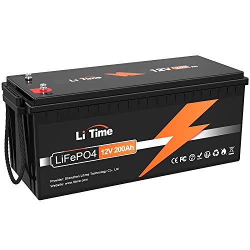LiTime 12V 100Ah LiFePO4 Battery BCI Group 31 Lithium Battery Built-in 100A BMS, Up to 15000 Deep Cycles, Perfect for RV, Marine, Home Energy Storage