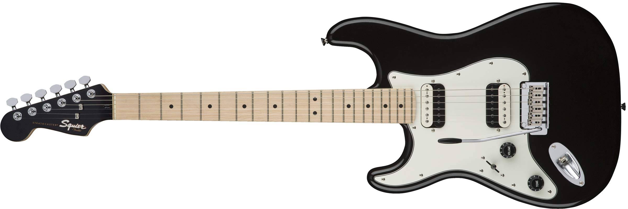 Squier Contemporary Left Handed Stratocaster HH Electric Guitar - Black Metallic