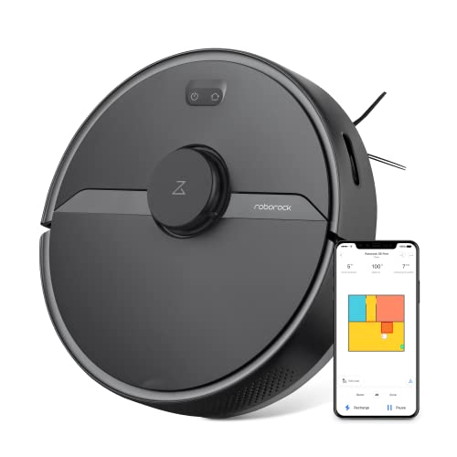 roborock Q8 Max Robot Vacuum and Mop Cleaner, DuoRoller Brush, 5500Pa Strong Suction, Lidar Navigation, Obstacle Avoidance, Multi-Level Mapping, Perfect for Pet Hair