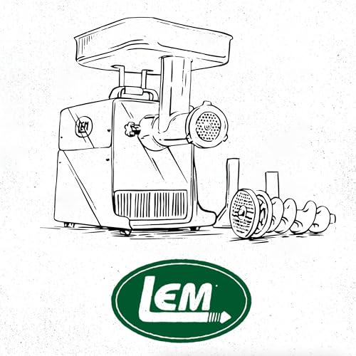 LEM Products BigBite Meat Grinder, Stainless Steel Electric Meat Grinder Machine