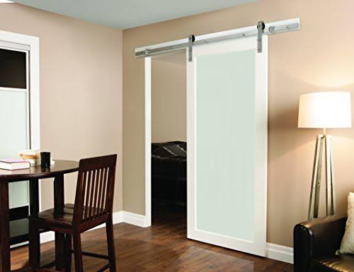 Renin 8115909 Door Barn Hardware Kit - Stainless Steel