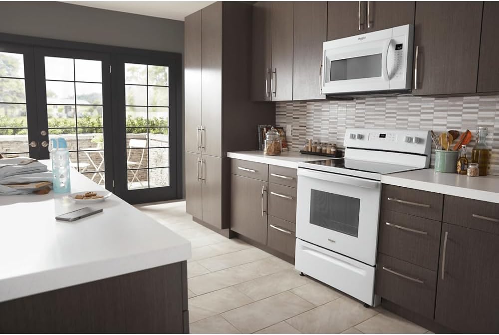 Whirlpool 1.9 cu. ft. Over The Range Microwave in White with Sensor Cooking and Steam