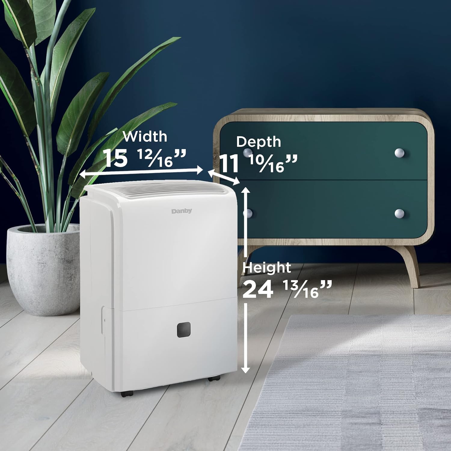 Danby DDR040EBWDB Dehumidifier, Normal, White