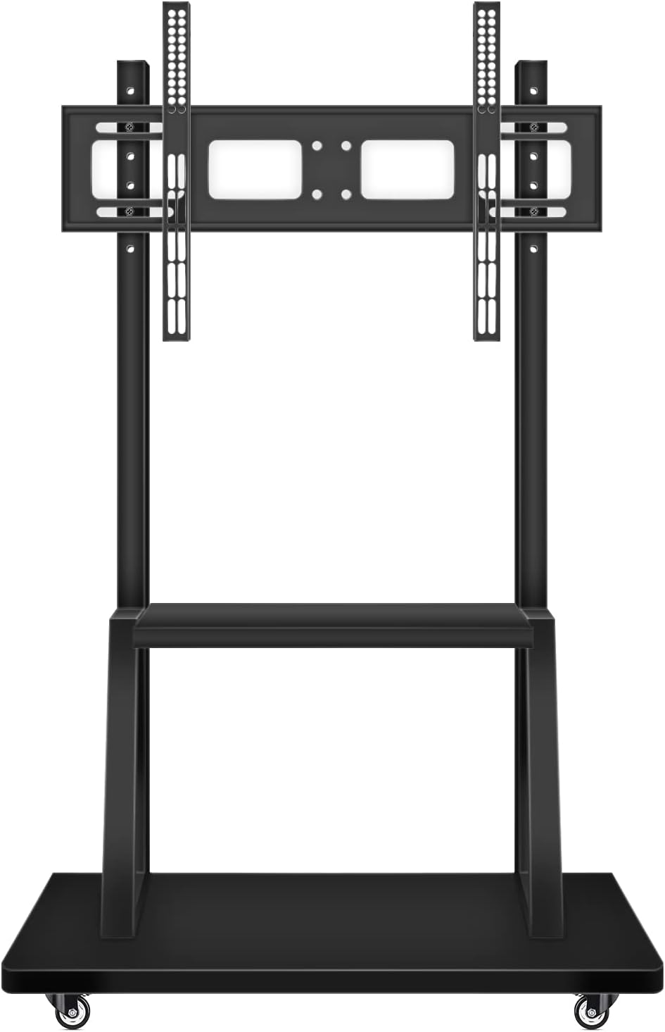 Mobile TV Cart ,JYXOIHUB, Rooling TV Stand with Wheels for 32 to 70 Inch LCD LED OLED Plasma Flat Panel Screens up to 100lbs AVA1500-60-1P (Black)