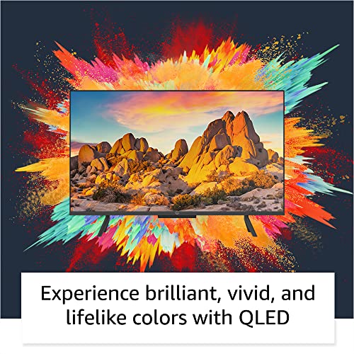 Amazon Fire TV 55" Omni QLED Series 4K UHD smart TV, Dolby Vision IQ, Fire TV Ambient Experience, local dimming, hands-free with Alexa