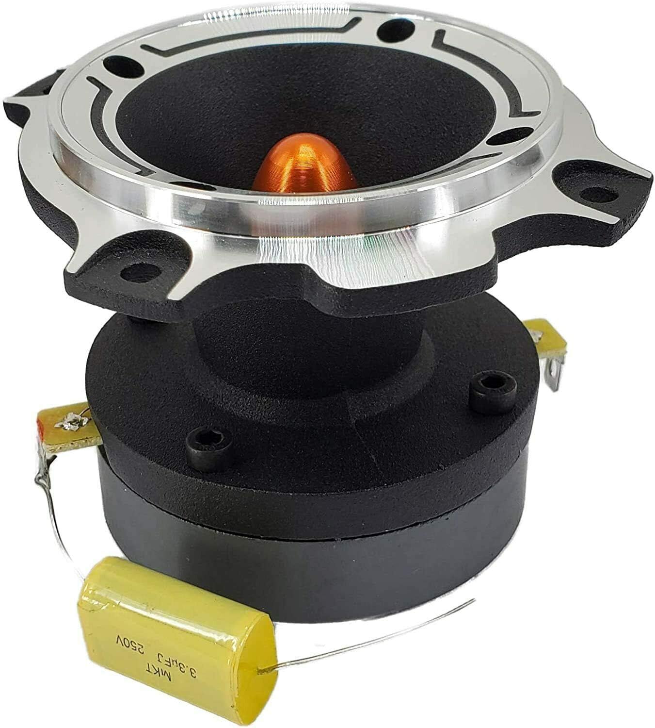 4X Gravity WZ40TW 2400 Watts Maximum Power Handling Warzone Series Heavy Duty Titanium Super Tweeter Loud Speaker 4-Ohms with Aluminum Frame -2nd Gen