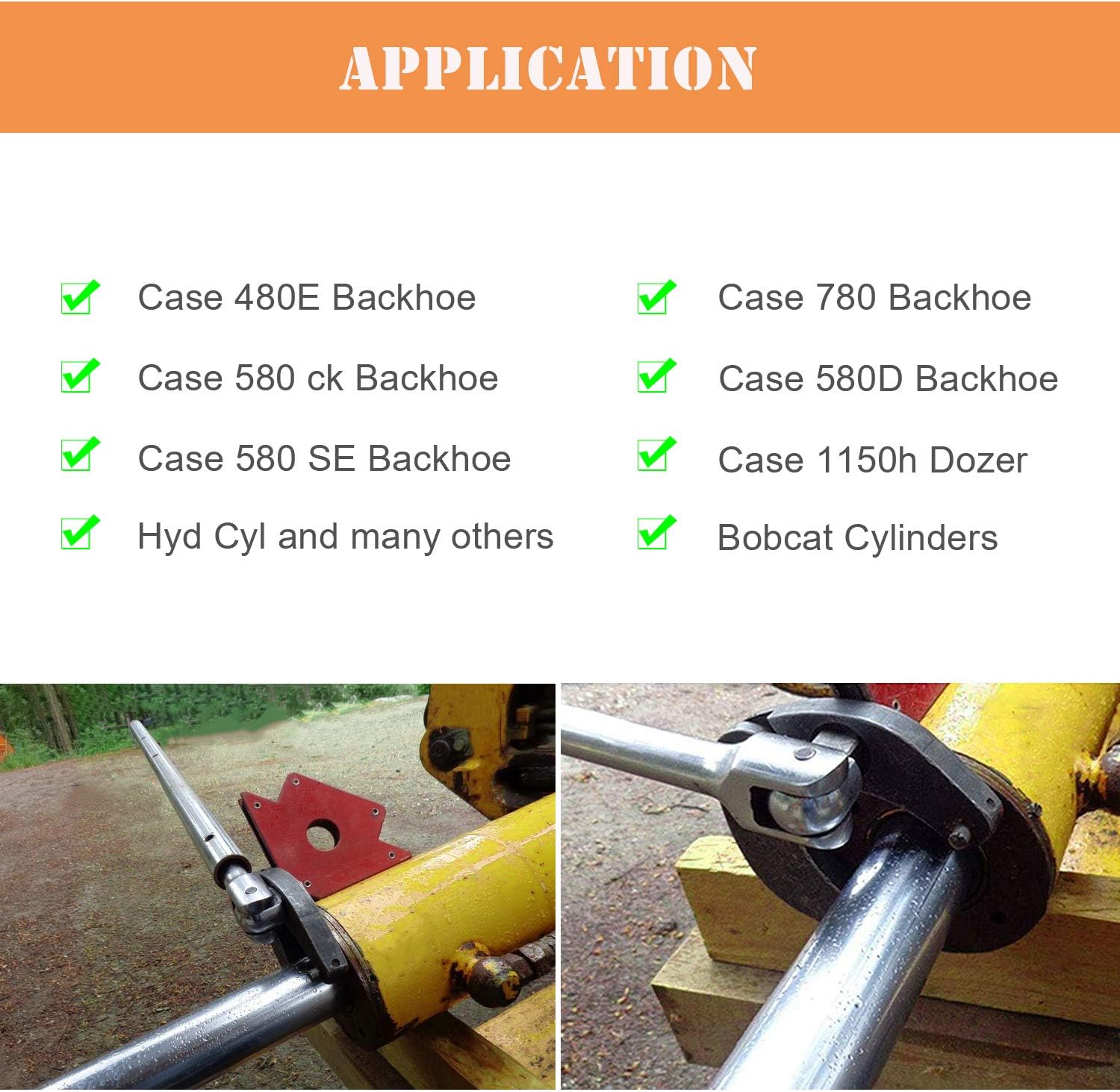 1266 Adjustable Gland Nut Wrench for Hydraulic Cylinders on Most Farm and Construction Equipment, Case 480E/580/580D/580 SE/580 ck/180 Backhoe, Case 1150h dozer, Bobcat cylinders, Hyd Cyl and etc.