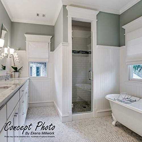 Ekena Millwork Height Deluxe Shiplap with a Nickel Gap 8' Length PVC Wainscoting Kit - Shop Hardware Tools Online Store