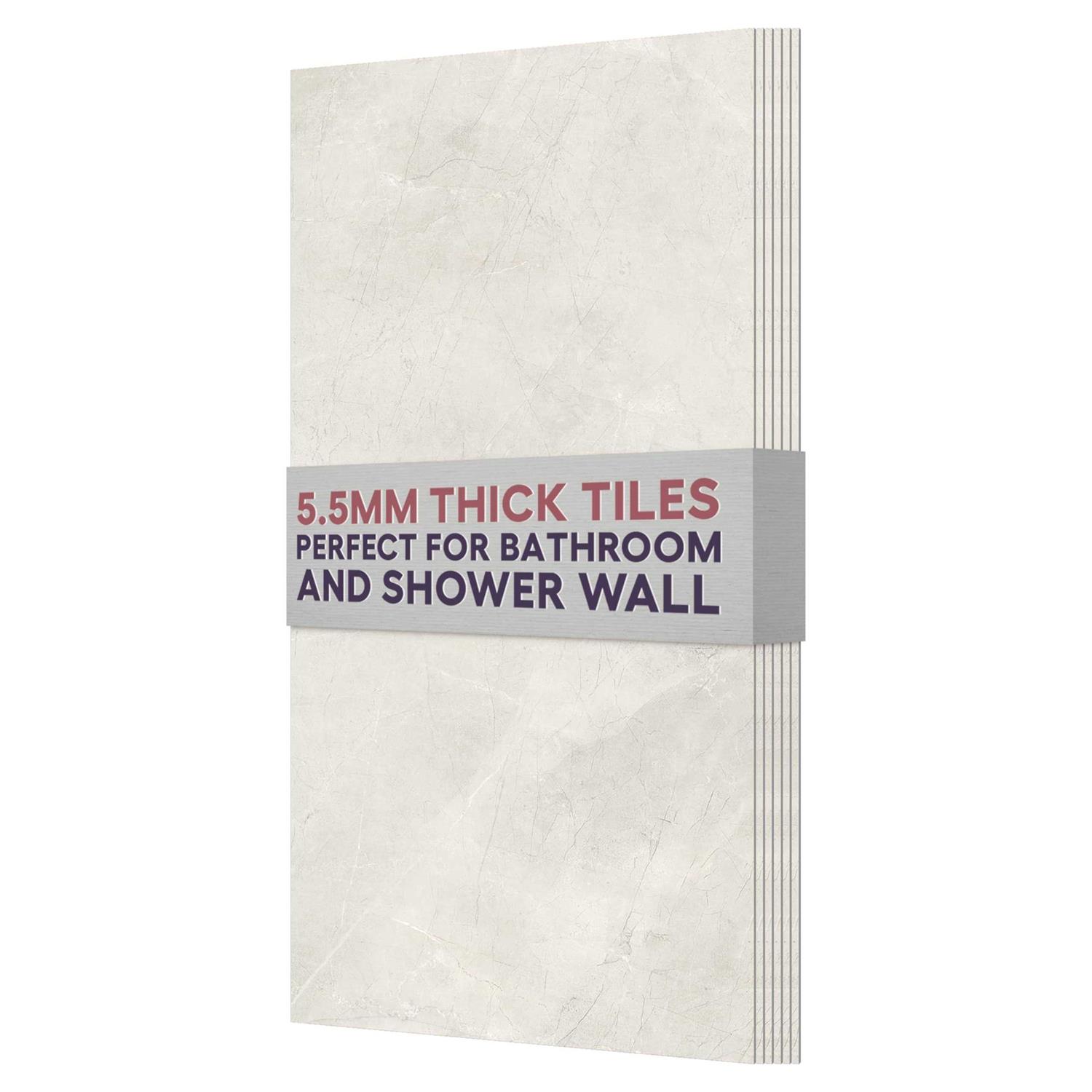 Waterproof Peel and Stick Tiles for Bathroom and Shower, Heat-Resistant Decorative Tiles Planks – Noah William Home Peel and Stick Stone Tiles - Shop Hardware Tools Online Store