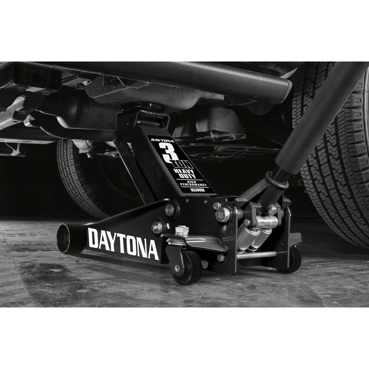 DAYTONA 3 Ton Professional Floor Jack with RAPID PUMP, Blue