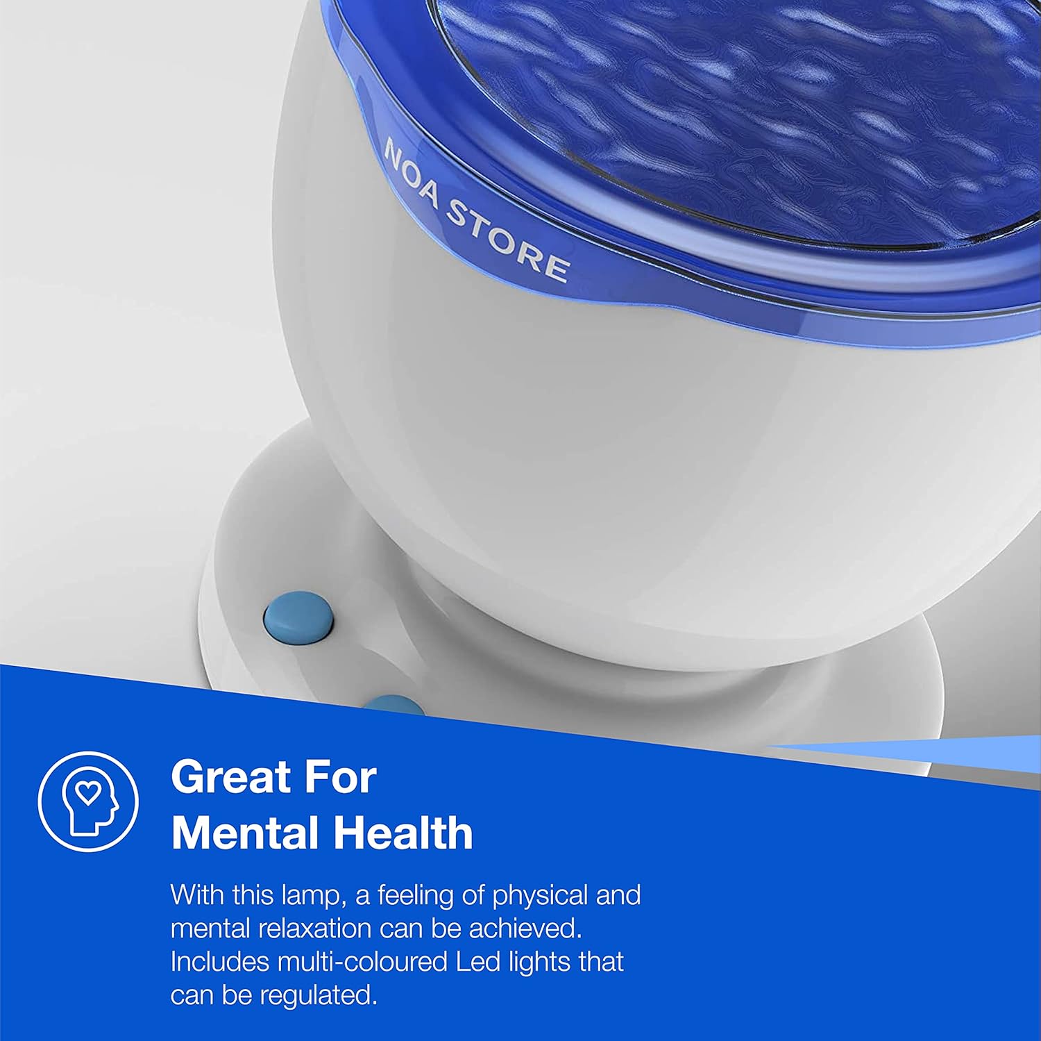 Calming Autism Sensory LED Light Projector Toy Relax Blue Night Music Projection