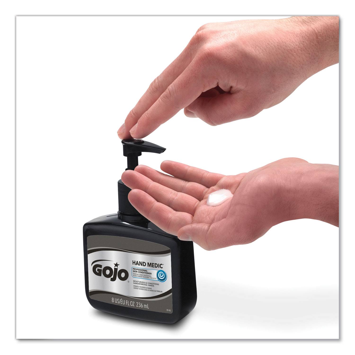 Hand Medic Professional Skin Conditioner, 8 oz Pump Bottle, Gojo