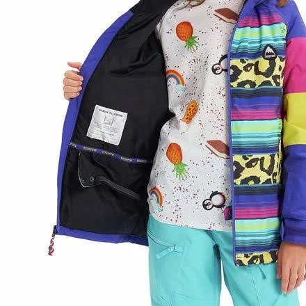 Burton Girls& Hart Jacket, Leopardy Cat Multi, L