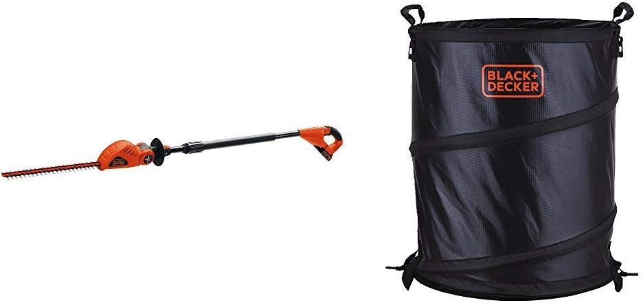 BLACK+DECKER 20V MAX Cordless Pole Hedge Trimmer, 18-Inch (LPHT120)