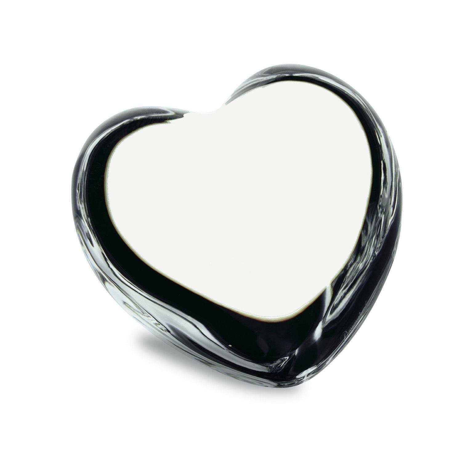 Baccarat Puffed Heart - Clear