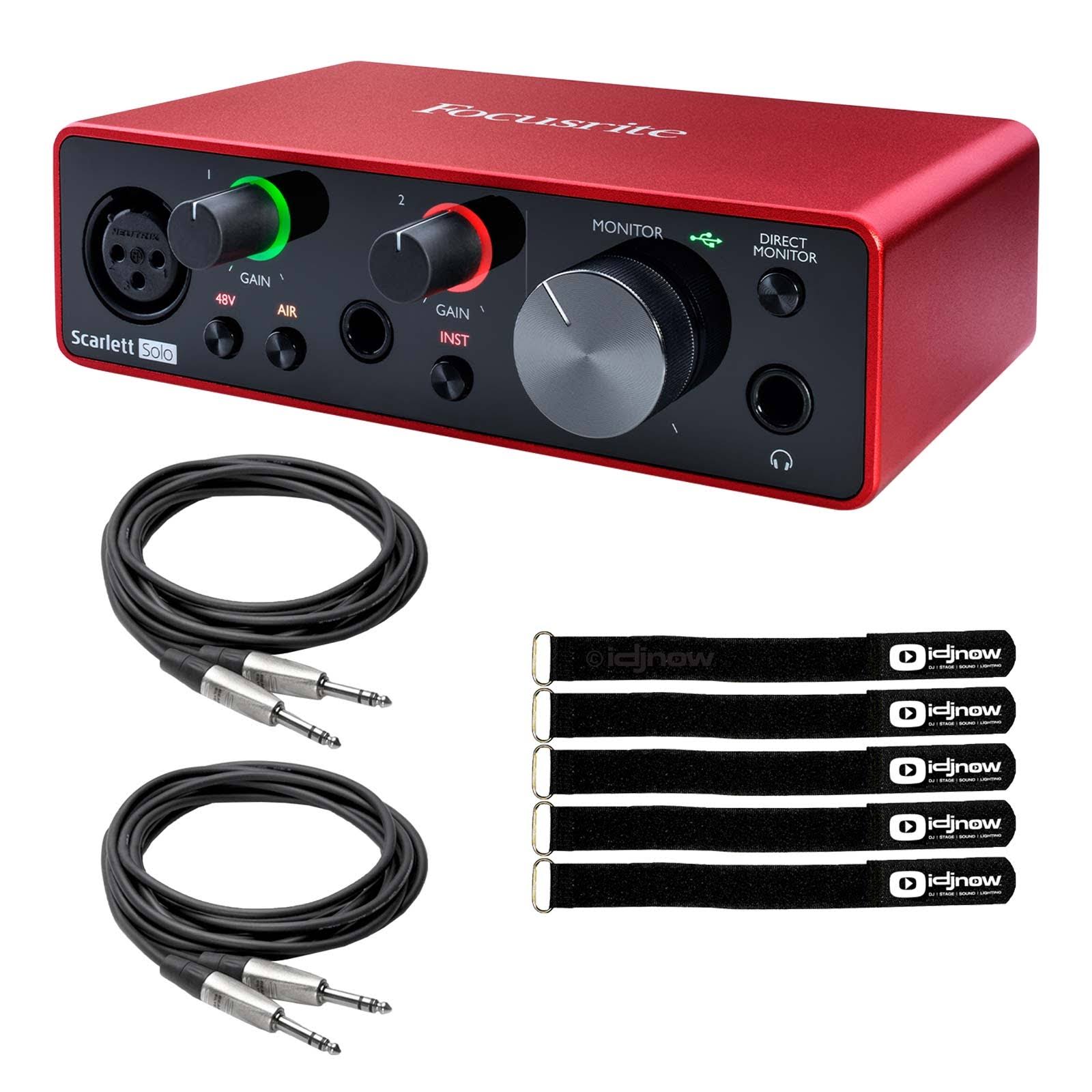 Focusrite Scarlett Solo 3rd Gen Audio Interface with CA