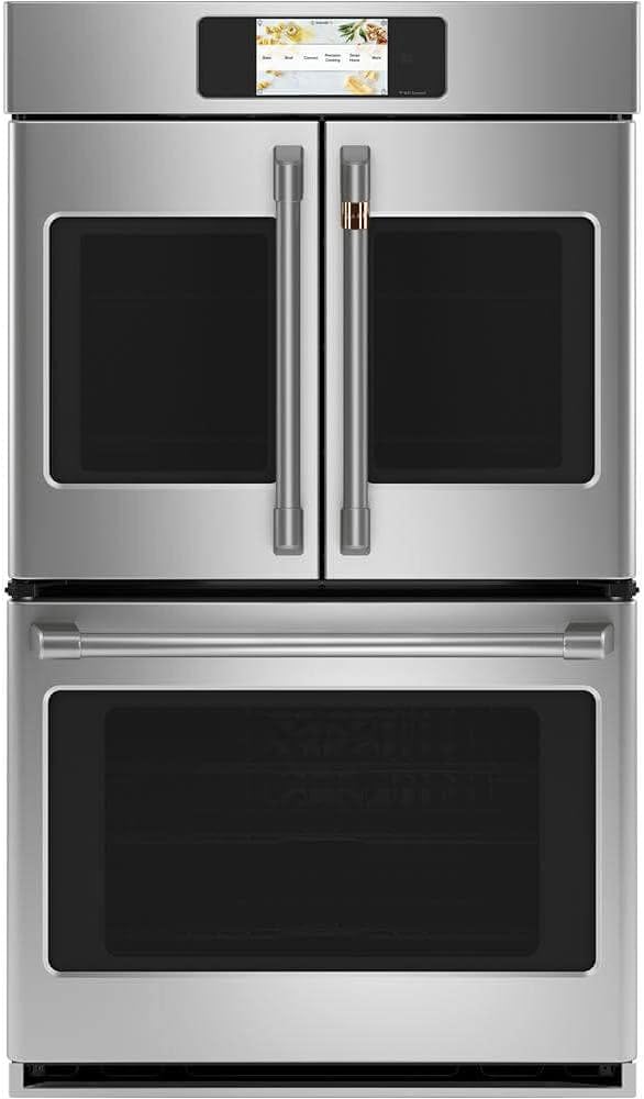 Cafe CTD90FP2NS1 30" Professional Stainless Steel French Door Smart Double Wall Oven with 10 cu. ft. Total Capacity Convection French Door Sabbath Mode