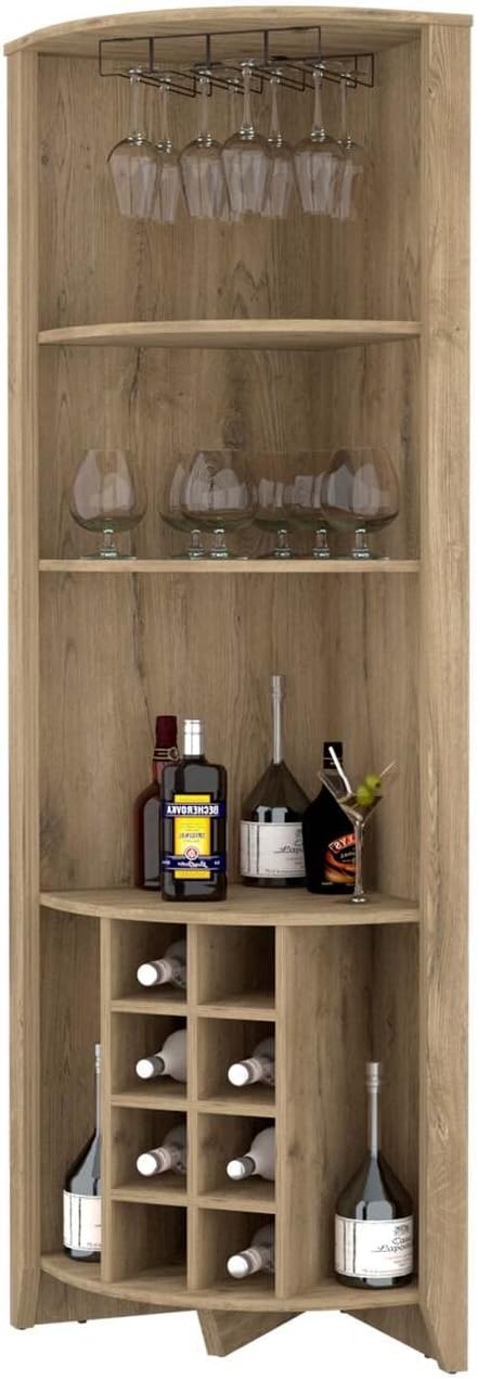 Boahaus Stanley Bar Cabinet (Macadamia)