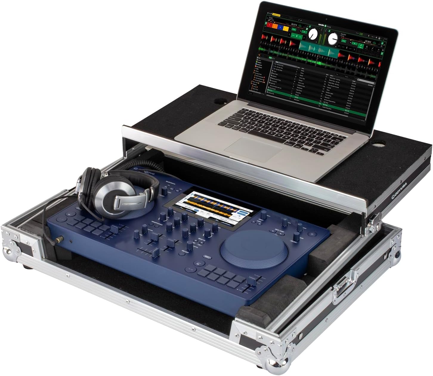 Odyssey AlphaTheta OMNIS-DUO Flight Case with Glide Style Laptop Platform
