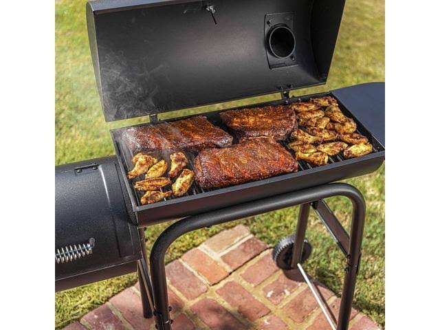 Char-Broil 12201570-a1 American Gourmet Offset Smoker, Black,Standard