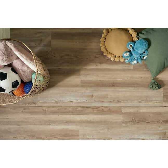 STAINMASTER Mecklenberg Pine 12-mil x 7-in W x 48-in L Waterproof Interlocking Luxury Vinyl Plank Flooring - Shop Hardware Tools Online Store