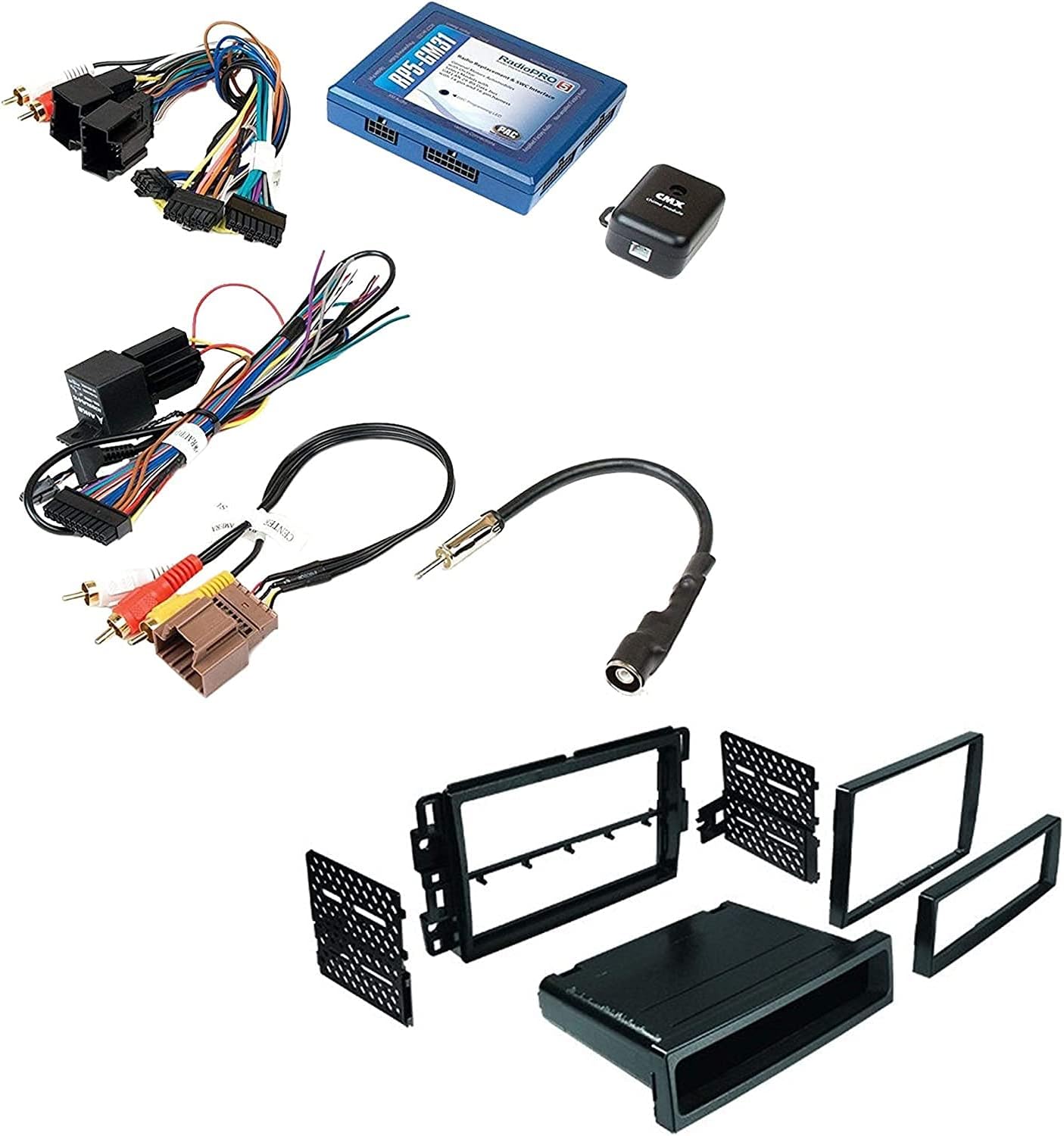 PAC RP5-GM31 Radio Replacement Interface with Built-In OnStar Package for 2007-2012 Yukon/XL/Denali Vehicles