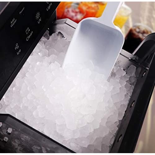 Frigidaire EFIC237 Countertop Crunchy Chewable Nugget Ice Maker, 44lbs per Day, Auto Self Cleaning
