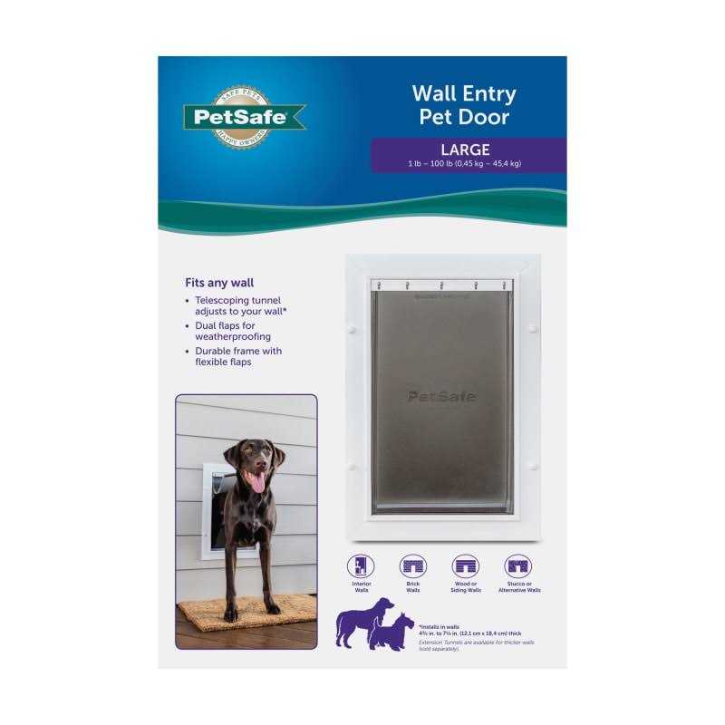 PetSafe Wall Entry Aluminum Pet Door - Pet Supplies online store