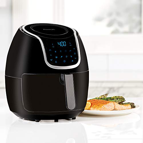 PowerXL Air Fryer Vortex - Multi Cooker with Roast, Bake, Food Dehydrator, Reheat Non Stick Coated Basket, Cookbook