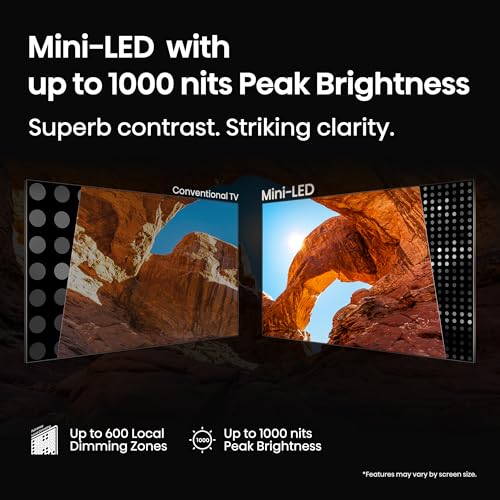 Hisense 55" Class U6 Series Mini-LED 4K UHD Smart Fire TV (55U65QF, 2025 Model) - QLED, Native 144Hz, HDR10+, Dolby Vision IQ, Dolby Atmos, Game Mode Pro, ALLM, Alexa Built in, Black