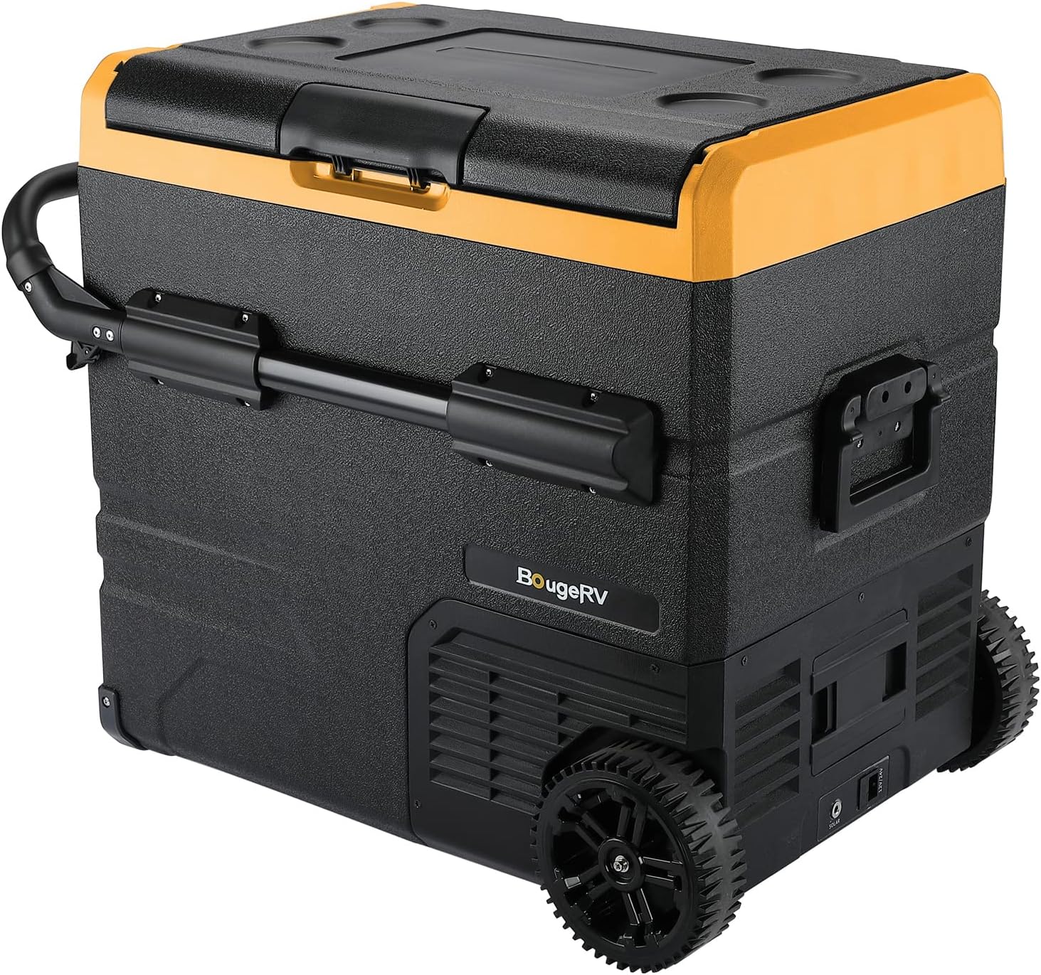 BougeRV 12 Volt Car Refrigerator Dual Zone, Portable Freezer Fridge APP Control (E35(37QT)-no wheels)