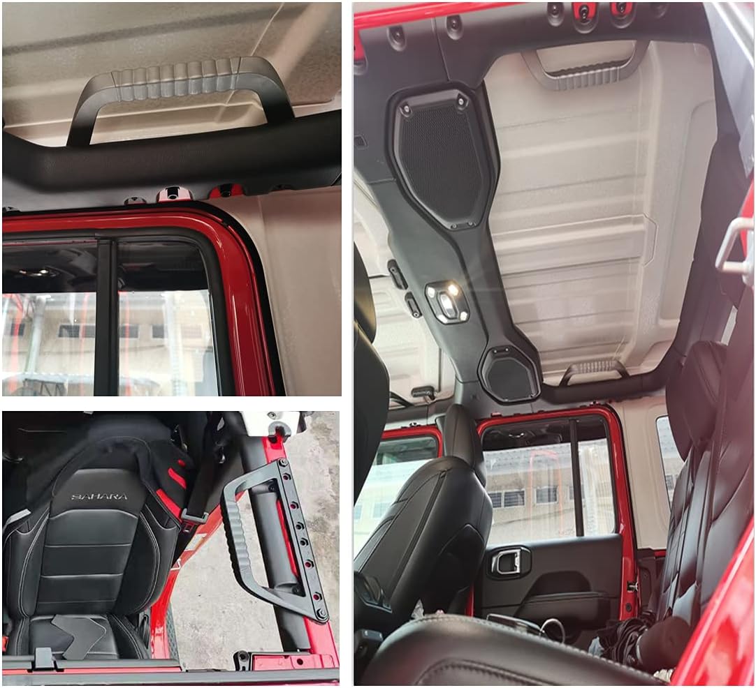 Grab Handles for Wrangler JL JLU 2/4 Door 2018-2021,Universal for Front and Rear, one Pair Pack of 2