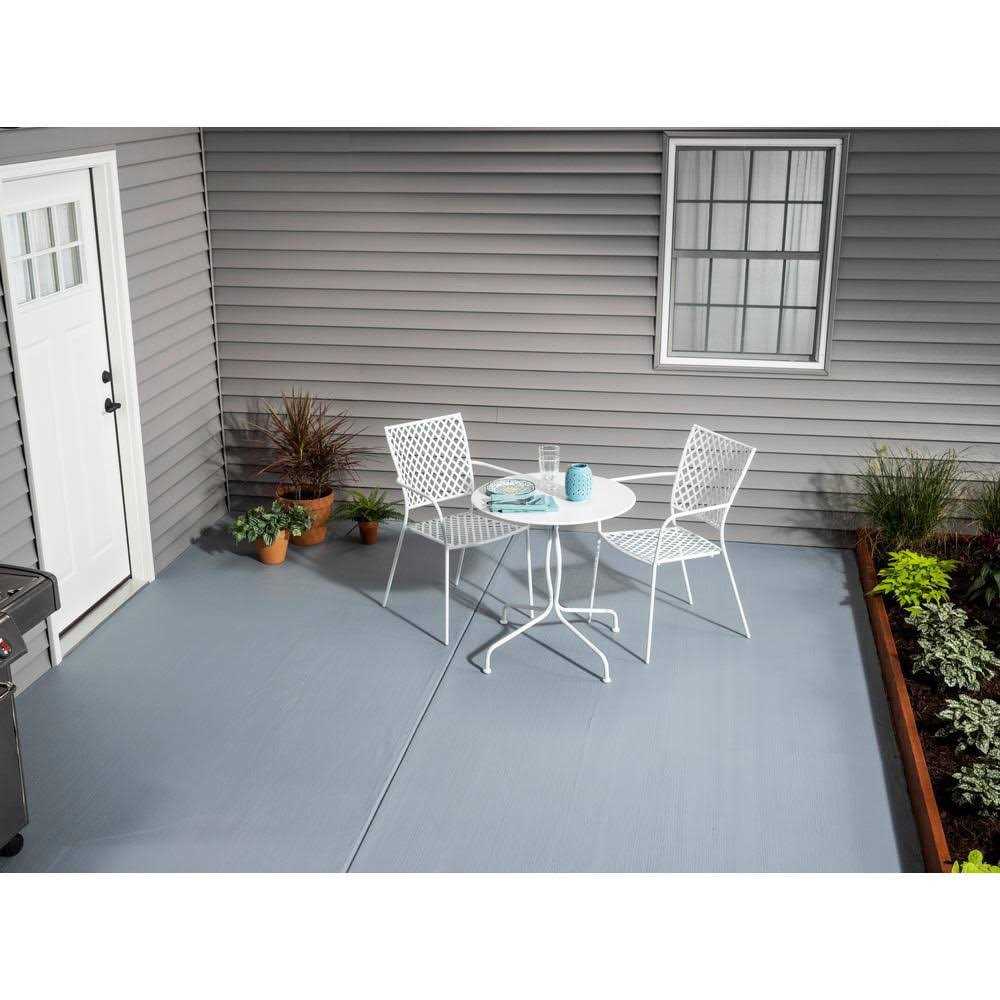 Rust-Oleum 5 gal Gray Satin 1-Part Epoxy Concrete Floor Interior/Exterior Paint - Shop Hardware Tools Online Store