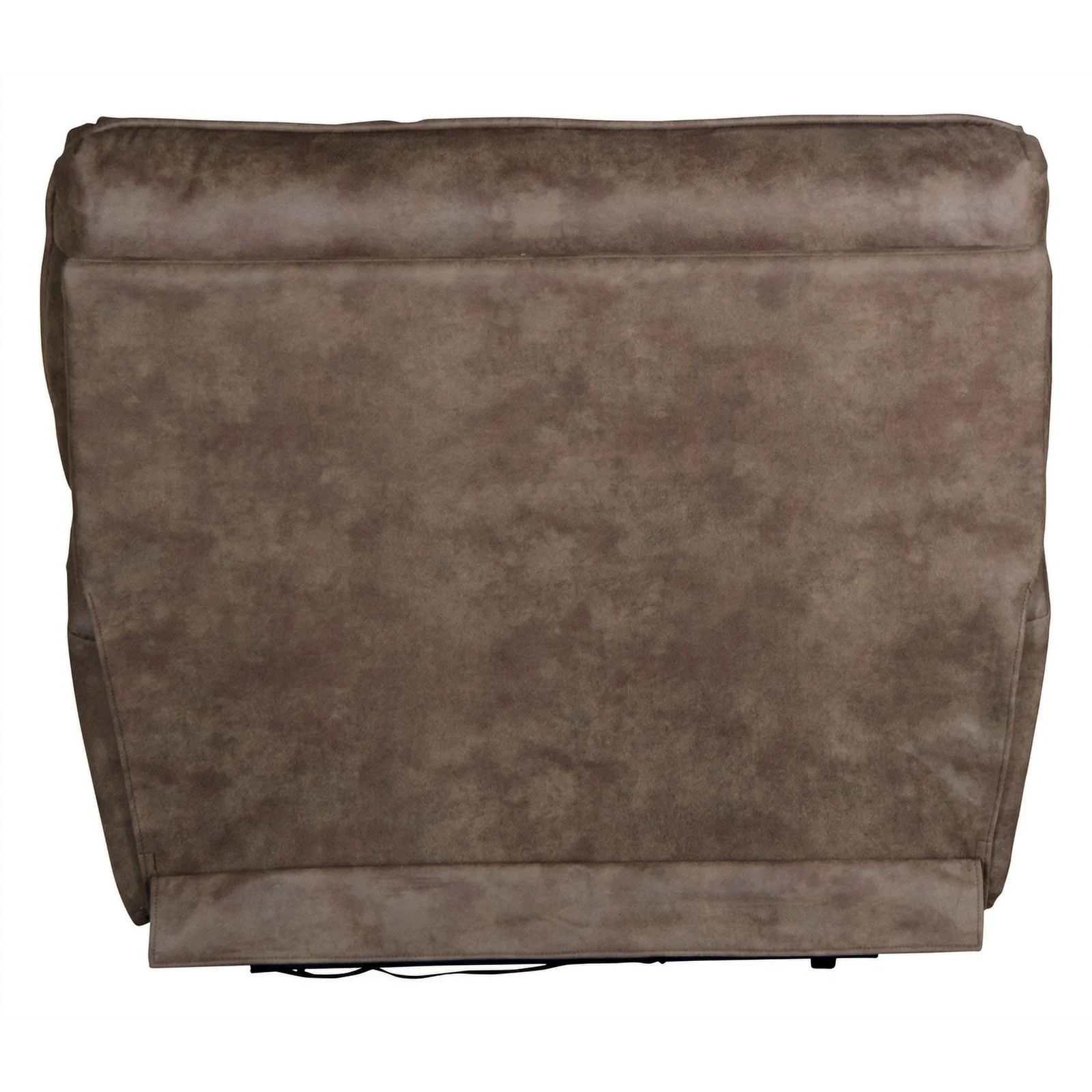 Catnapper Thompson Power Wall Hugger Recliner in Brown Polyester Fabric
