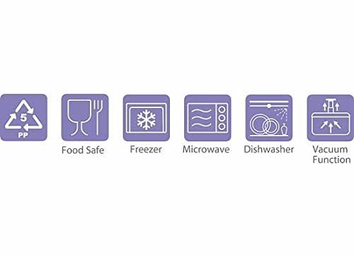 Lasting Freshness Vacuum Food Storage Containers Square 11 Piece