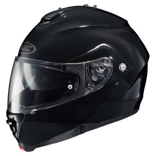 HJC Solid IS-MAX 2 Modular Helmet Single Shield with Pinlock Pins, Size: Medium, Black