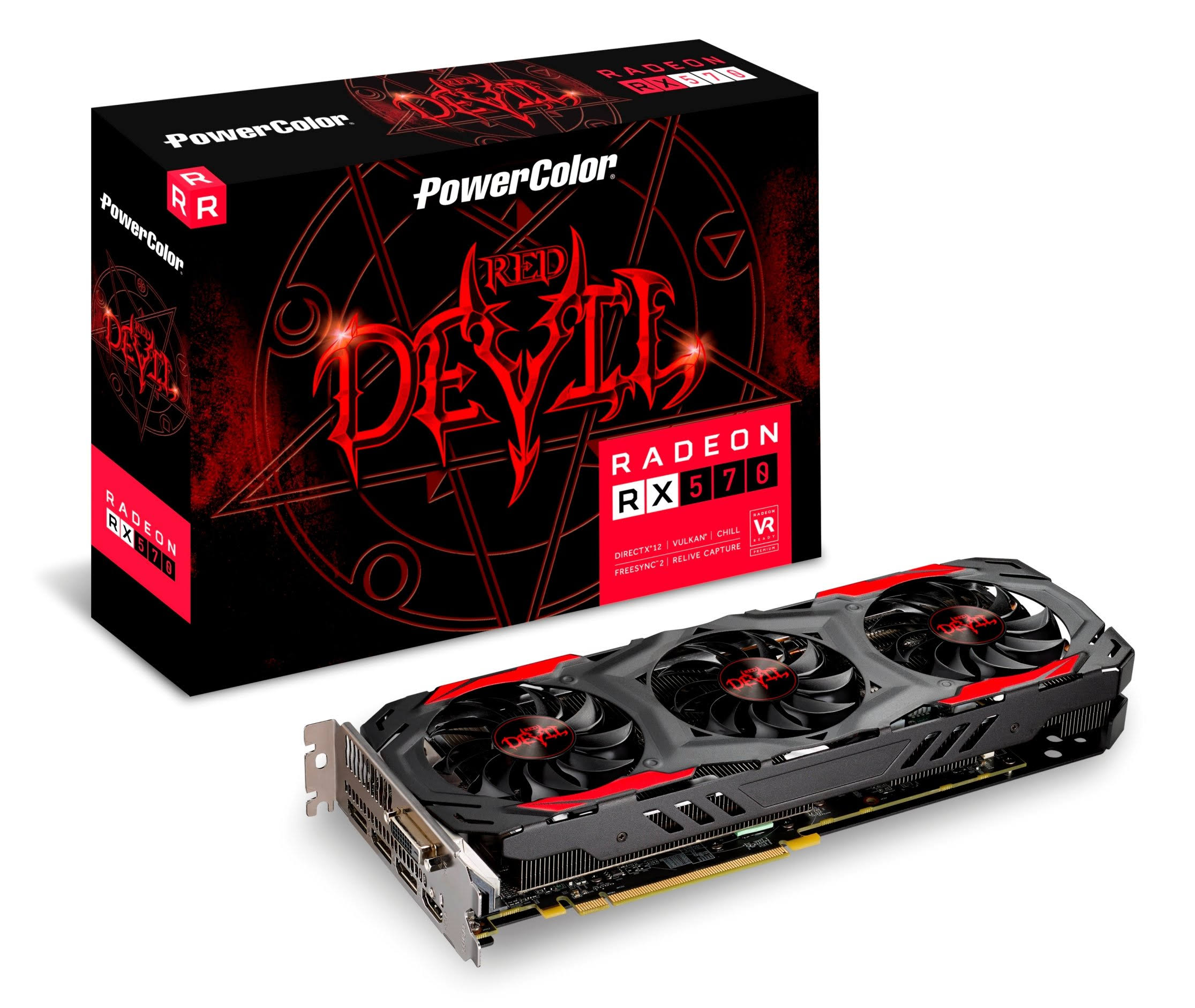 PowerColor Red Devil Radeon RX 570 RX 570 Graphics Card - 4 GB GDDR5 - 256-bit