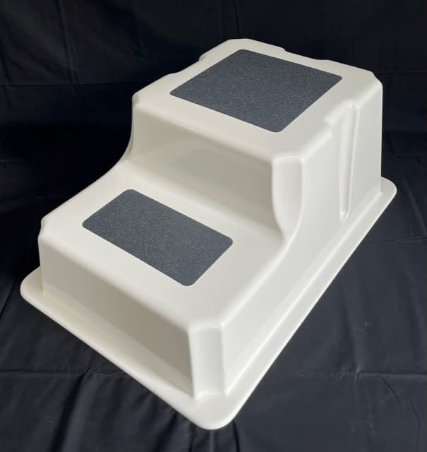 Double Dock Steps, Boat Boarding Steps, Heavy Duty, Non-Skid Grip, 35" x 24" x 17", Made in USA