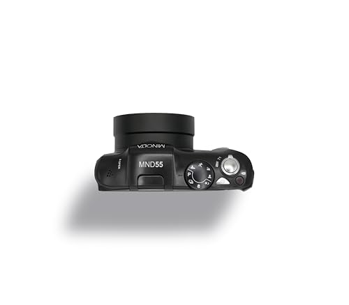 Minolta 64 Mega Pixels Digital Camera with 4K Video 60 FPS & WiFi, Black