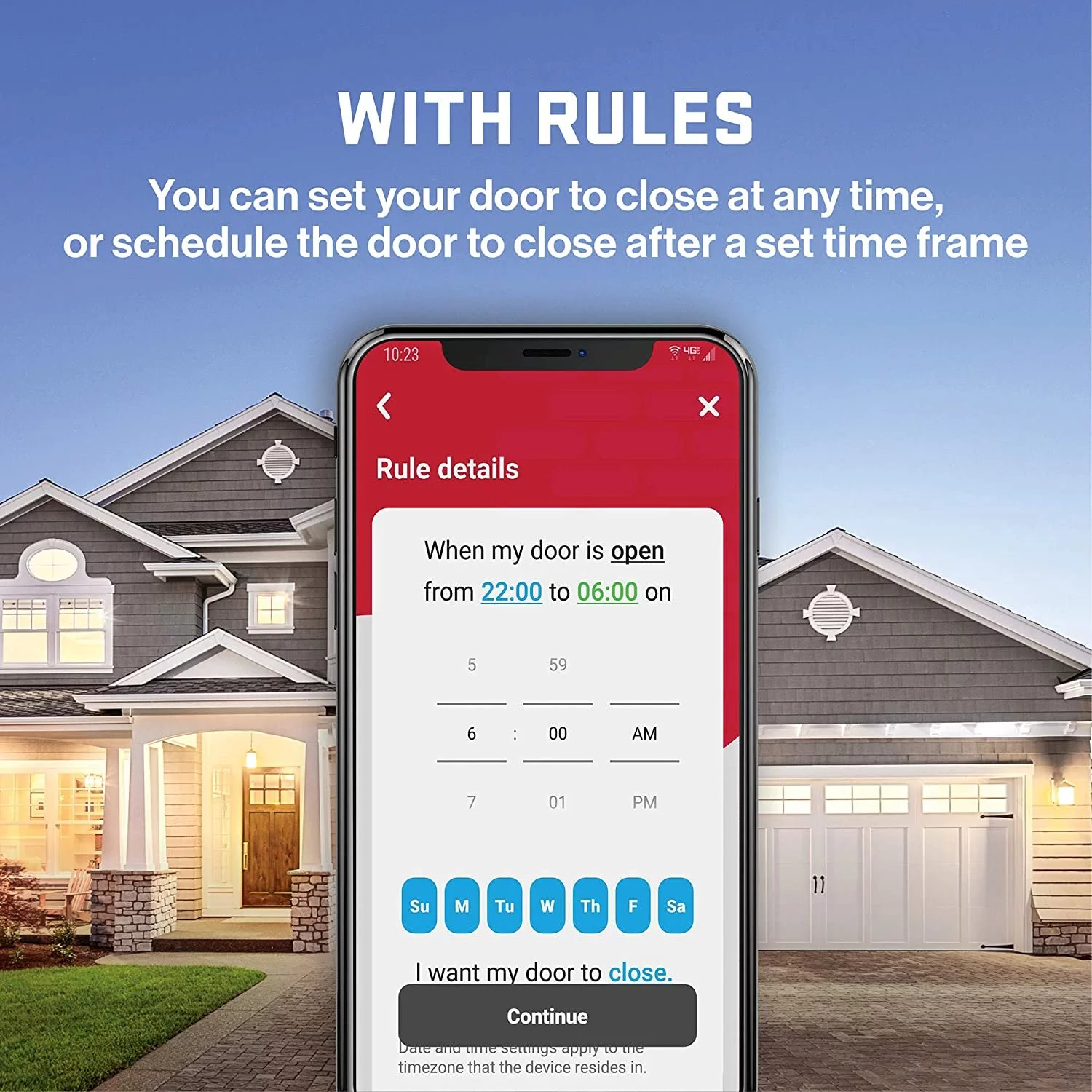 Genie 1/2 HPC 3053-TV QuietLift Connect smart garage door opener, Wi-Fi, Works with Alexa