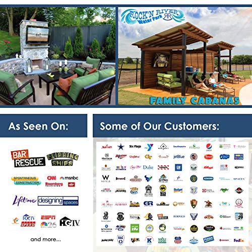 The TV Shield Outdoor TV Enclosure Cabinet, 52-55"