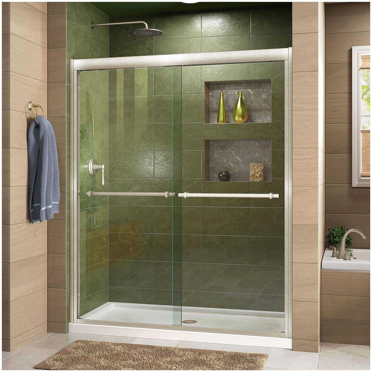 DreamLine SHDR-1260728-04 Duet 56-60 W x 72 H Bypass Sliding Shower Door - Shop Hardware Tools Online Store