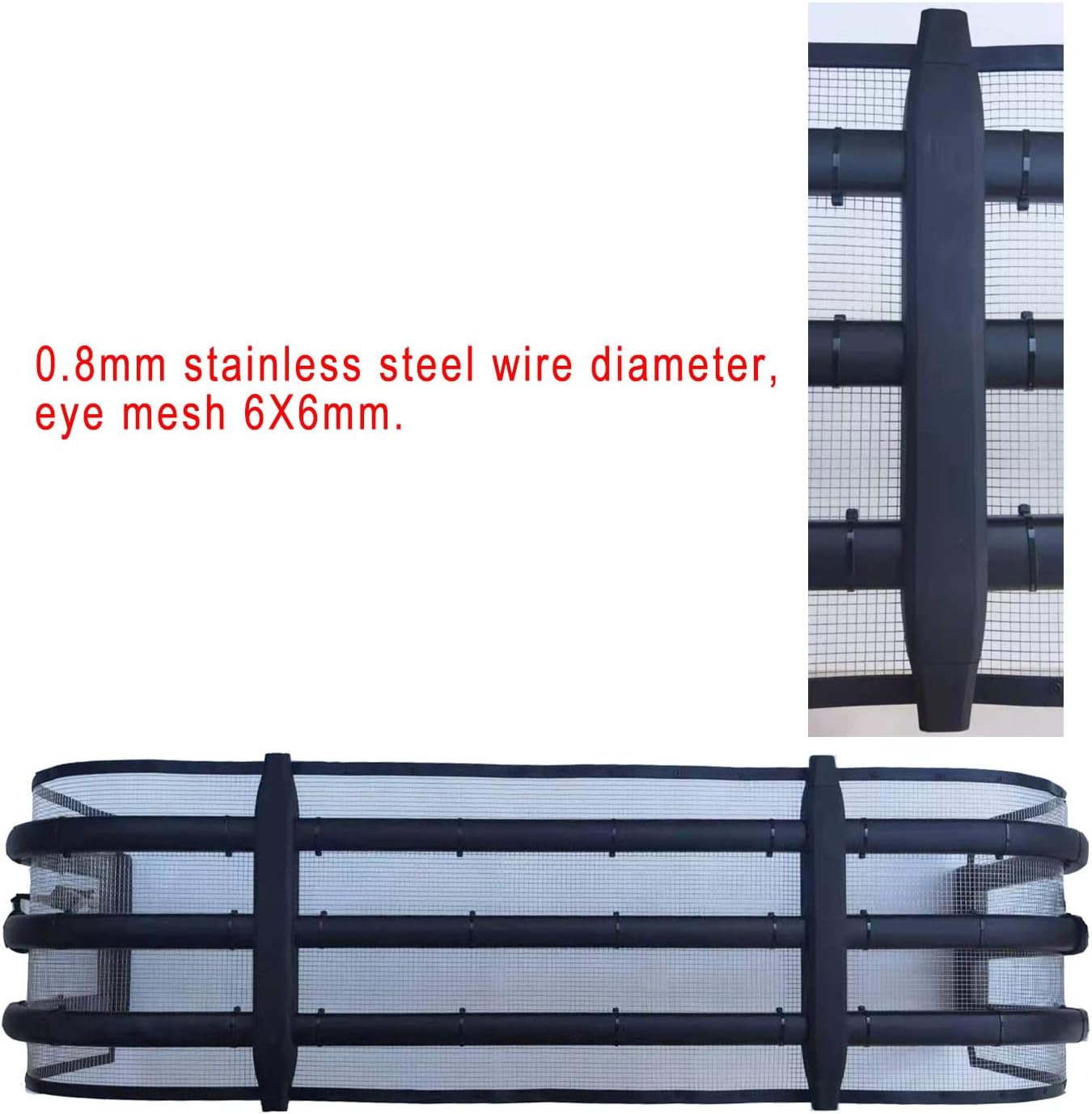 Moab Cargo Tailgate Net for Pickup Truck Bed Extender, Compatible with Ford Titan Tundra Ram Silverado Sierra Pack of 2