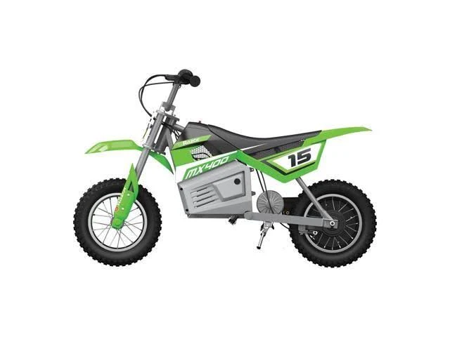 Razor Dirt Rocket Kids Electric Motocross Motorcycle Bikes, 1 Green u0026 1 Blue, Green and Blue