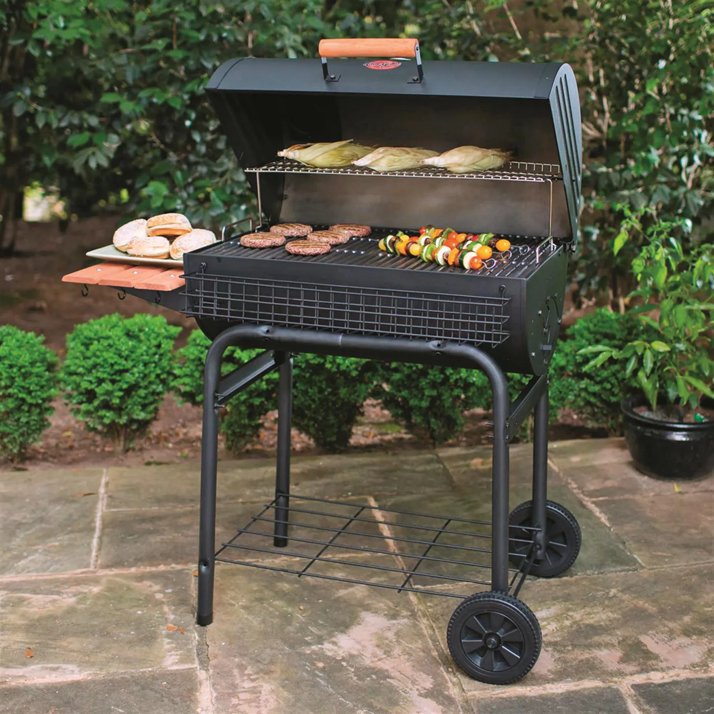 Char-Griller Deluxe Griller Charcoal Grill