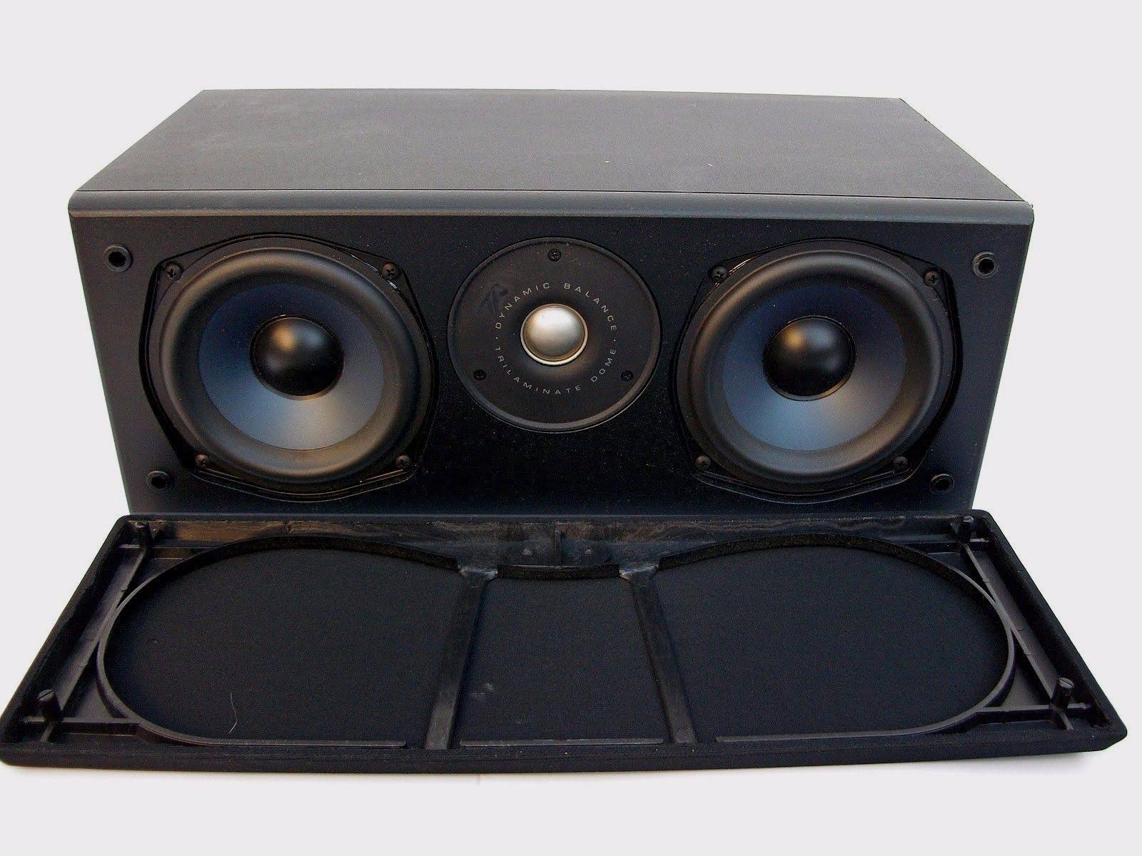 Polk Audio CS245i Center Speaker Dynamic Balance Trilaminate Dome
