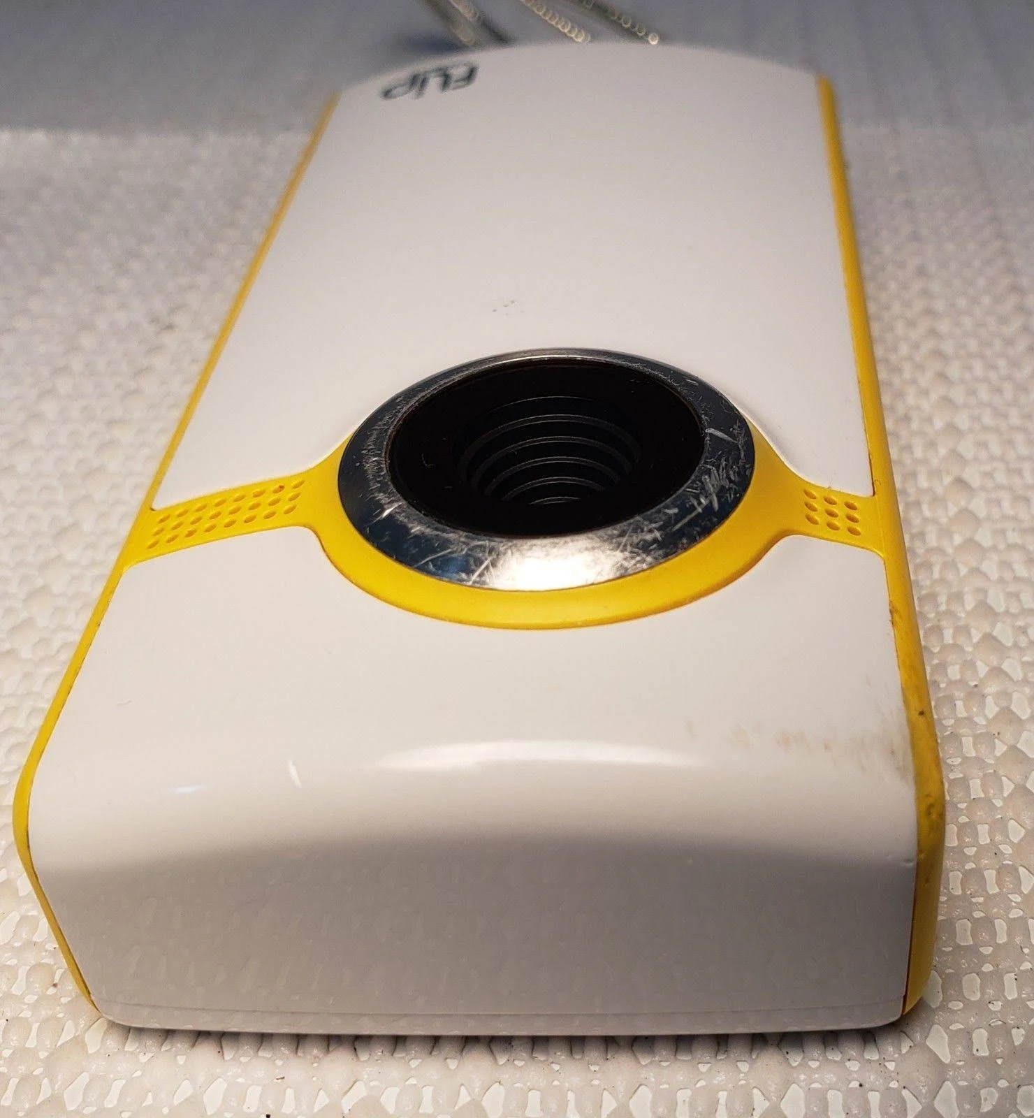 Flip Video Ultra 0.31 MP Camcorder - Yellow